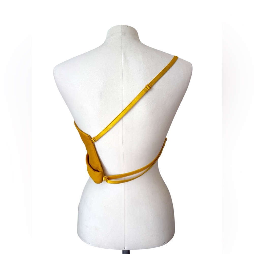 Hanifa Yellow Rozi Petal Top size XL - Picture 8 of 12